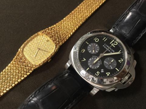 パネライ PANERAI ルミノール クロノグラフ PAM00162 , AP オーバル