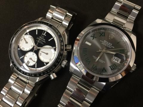 ロレックス ROLEX デイトジャスト 126300 , オメガ SP1 レーシング 326.30.40.50.01.002