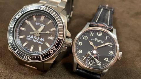 ミネルバ MINERVA ピタゴラス A481C-A6V , SEIKO プロスペックス 第49次日本南極地域観測隊関係者限定