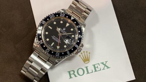 ロレックス ROLEX GMTマスターⅡ 16710 F番