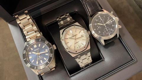 オーデマ・ピゲ AUDEMARS PIGUET ロイヤルオーク 15450ST , SEIKO SBDC107 , IWC IW3706