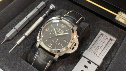 パネライ PANERAI PAM00321 ルミノール1950 3デイズ GMT パワーリザーブ