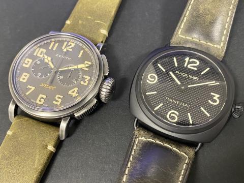 パネライ PANERAI ラジオミール 42mm PAM00959 , Zenith パイロット タイプ20 11.2430.4069/21.C773