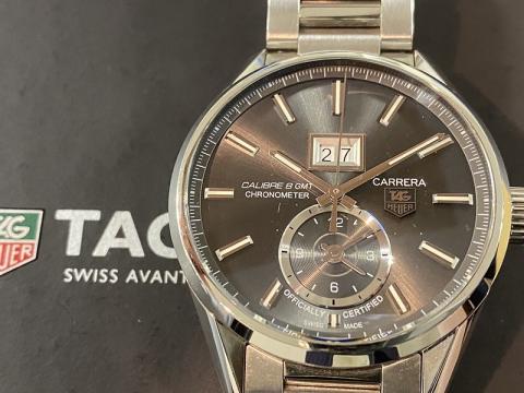 タグホイヤー TAG HEUER カレラ キャリバー8 GMT WAR5012.BA0723