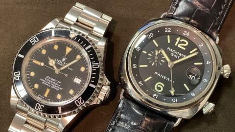 ロレックス ROLEX サブマリーナ 16660 , PANERAI ラジオミールGMT PAM00242