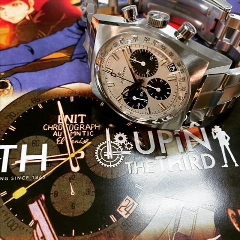 ゼニス ZENITH クロノマスター リバイバル ルパン三世-セカンドエディション 限定200本 03.L384-2.400/07.M384