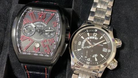 ジャガー・ルクルト JAEGER-LECOULTRE マスターコンプレッサー デユアルマティック Q1738170 , FM ヴァンガードクロノ V45CCDT
