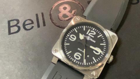 ベル&ロス Bell&Ross BR03 BR0392-BL-ST/SRB