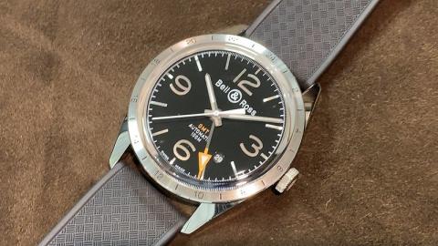 ベル&ロス Bell&Ross ヴィンテージBR123 GMT BRV123-BL-GMT/SRB