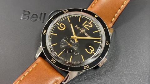 ベル&ロス Bell&Ross BR123 ゴールデン ヘリテージ BRV123-GH-ST