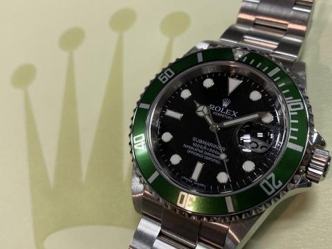 ロレックス ROLEX グリーンサブ 16610LV