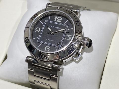 カルティエ CARTIER パシャ シータイマー W31077M7