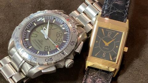 ジャガー・ルクルト JAEGER-LECOULTRE レベルソ クラシック オールデコ 250.2.86 , OMEGA X-33 3295.50