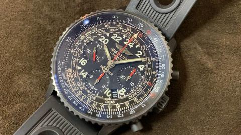 ブライトリング BREITLING ナビタイマー コスモノート ブラックスチール WB0210