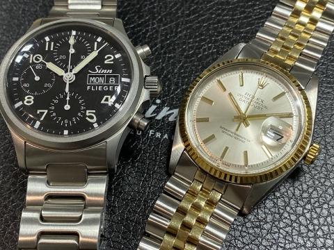 ロレックス ヴィンテージ ROLEX VINTAGE デイトジャスト 1601/3 , SINN 356フリーガー