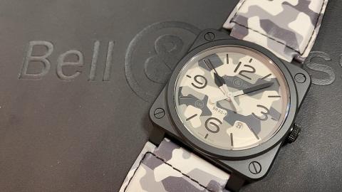 ベル&ロス Bell&Ross WHITECAMO BR0392-CG-CE/SCA