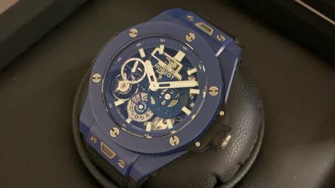 ウブロ HUBLOT ビッグバン メガ10 ブルーセラミック 414.EX.5123.RX