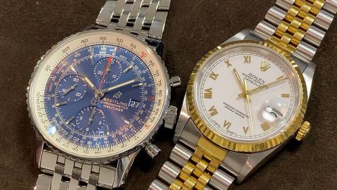 ロレックス ROLEX デイトジャスト 16233 W番 , ブライトリング ナビタイマー41 A13324