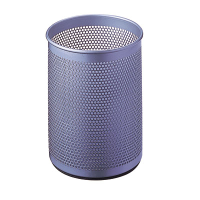 ナカバヤシ パンチングメタル ペンスタンドペン立て 丸型 シルバーメタリック PS-M1SM