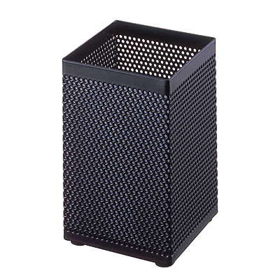 ナカバヤシ パンチングメタル ペンスタンドペン立て 角型 ブラック PS-K1BK