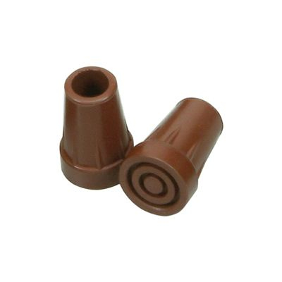 ナカバヤシ RQステッキ専用つえ先ゴム Mサイズ ブラウン RQS