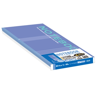 スイング・実用ノート/B5(10冊パック)A罫 ブルー SD-ノ-306A-10PB