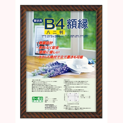 ナカバヤシ 樹脂製賞状額 金ラック 賞状 八二判 フ-KWP-17