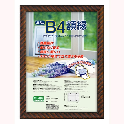 ナカバヤシ 樹脂製賞状額 金ラック B4判 フ-KWP-16