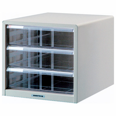 ナカバヤシ アバンテV2 レターケース B4 深3段 BL-M33 ニューグレー