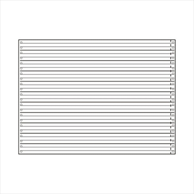 ナカバヤシ BS-Y1-2P-N ビジネスフォーム 横罫入り　(tm)　