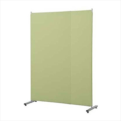 ナカバヤシ 簡易パーティション H1600 ×W1200mm ライトグリーン PTS-1612LG (tm)