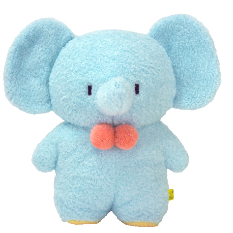 サンレモン　ふわふわたっとん　ぬいぐるみ M ぞう BL  P-7102