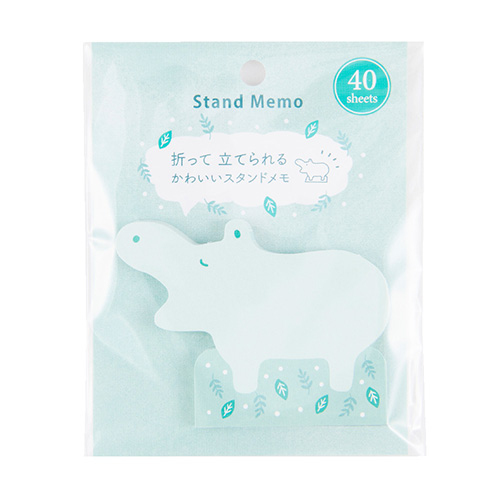 ナカバヤシ ヒポポシリーズ スタンドメモ グリーン HPP-MP-G