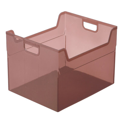 ナカバヤシ かたづけベスト キャパティE5 ファイルボックス FB-E5-CSN クリアブラウン