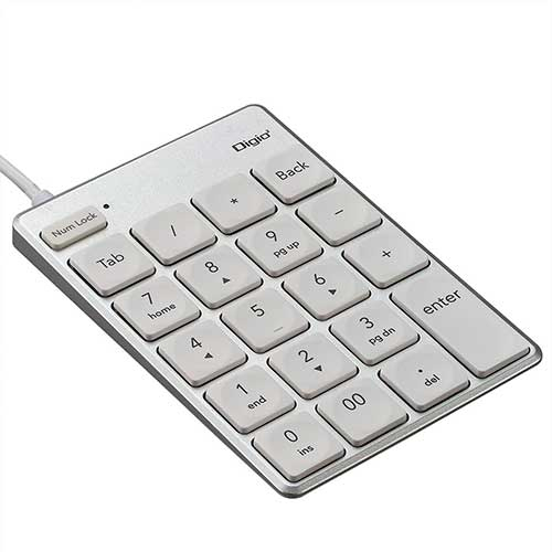 USB有線薄型テンキーボード/シルバー TNK-SU231SL (tm) | ナカバヤシ