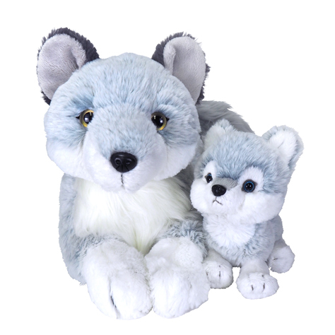 サンレモン フラッフィーズ ぬいぐるみ S オオカミ BL P-6172