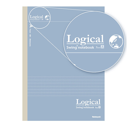 ナカバヤシ FSC－MX ロジカルノート B5 アースカラー A罫 5P