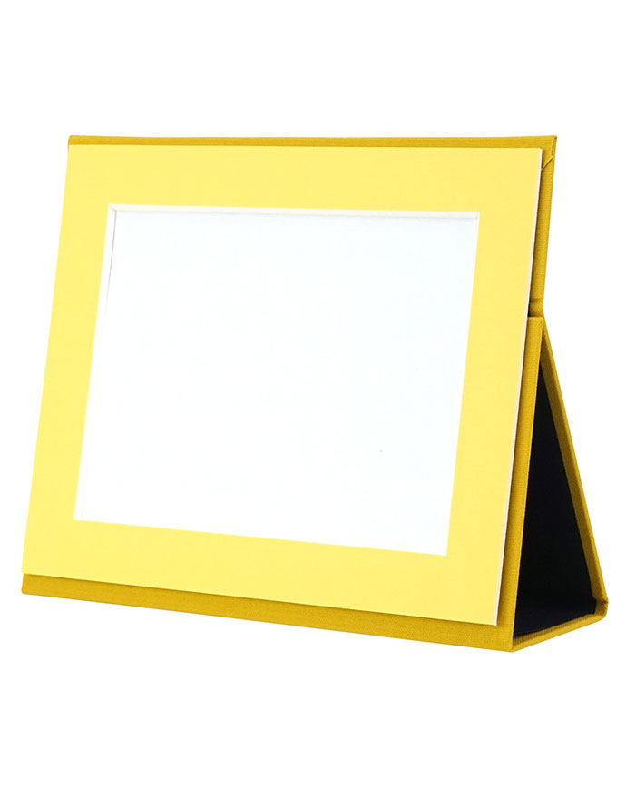 万丈　ポータブルフォトフレーム　2L判ヨコ　マスタード