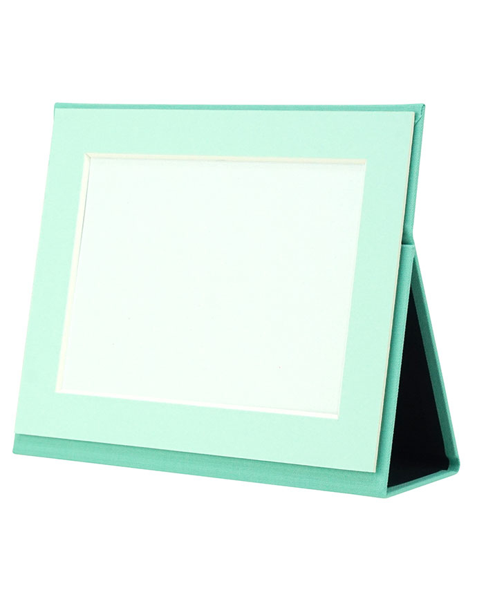万丈　ポータブルフォトフレーム　2L判ヨコ　ミント