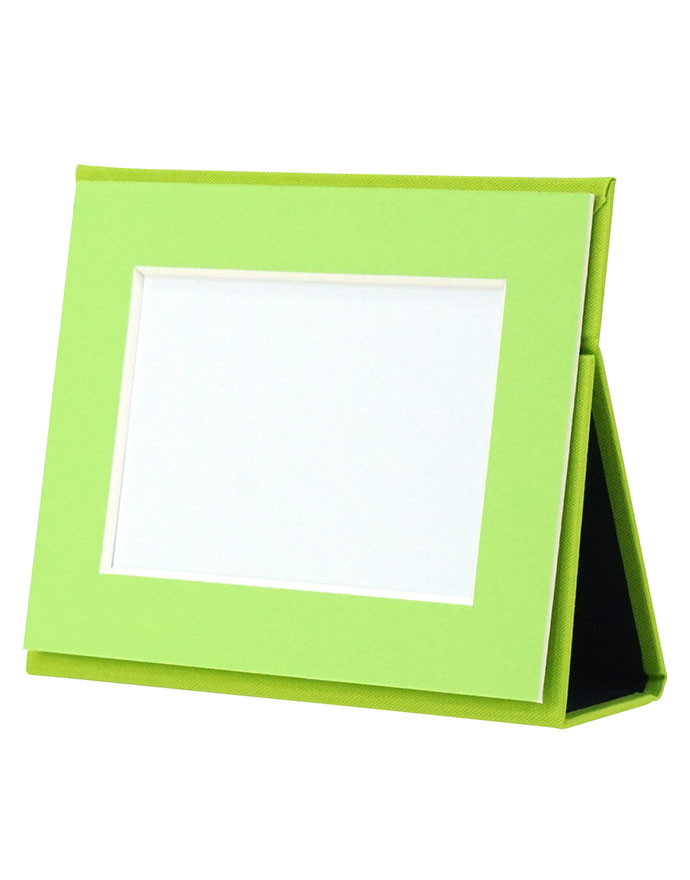 万丈　ポータブルフォトフレーム　L判ヨコ　ライム