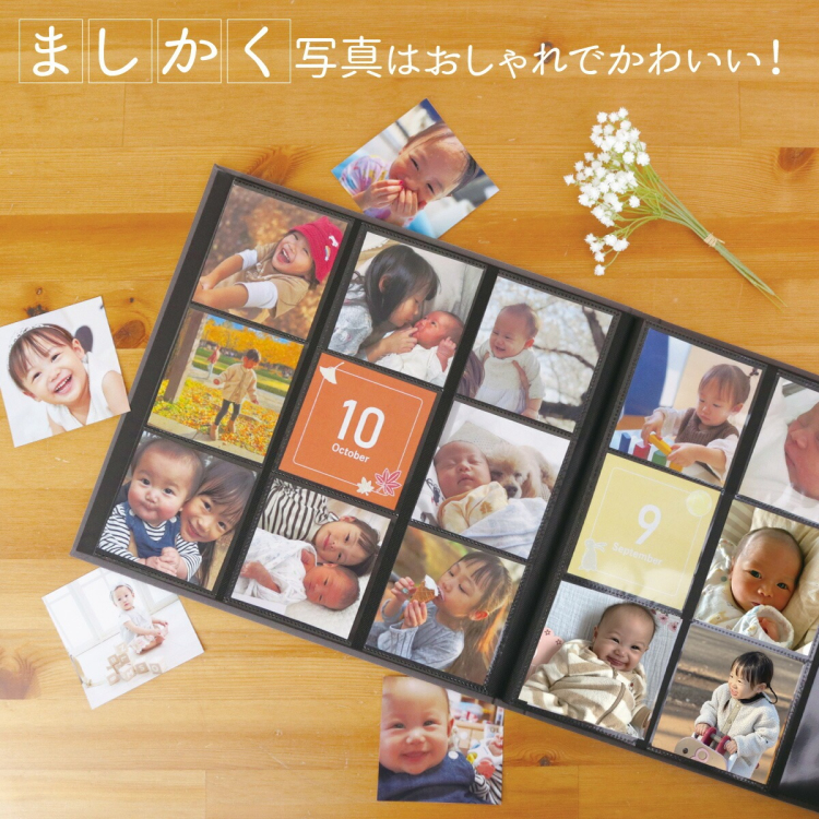 WEB限定品】ナカバヤシ セラピーカラー ましかく大容量 9面