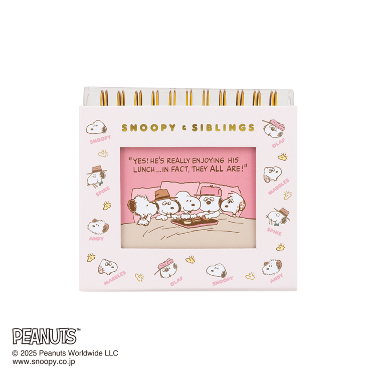 ナカバヤシ フォトランク フレームケースL ピーナッツ スヌーピー ベージュ A-FTPC-209-2