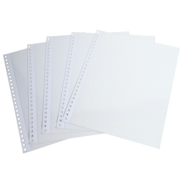 ナカバヤシ 100年台紙フリー替台紙 四ツ切 アH-JHR-5-Wホワイト (5枚組