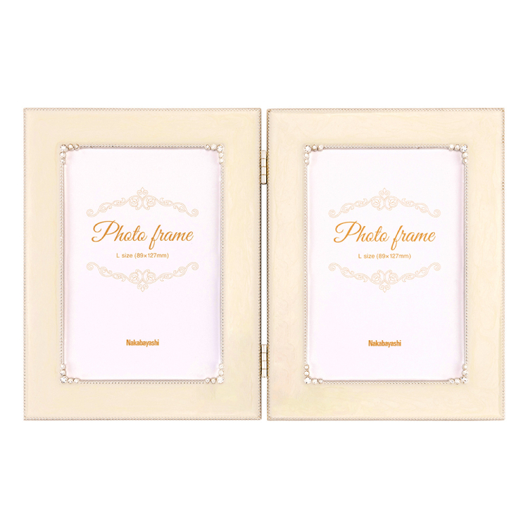 ナカバヤシ フォトフレーム/金属製/スクエア/L/2面 F-TA-120-2