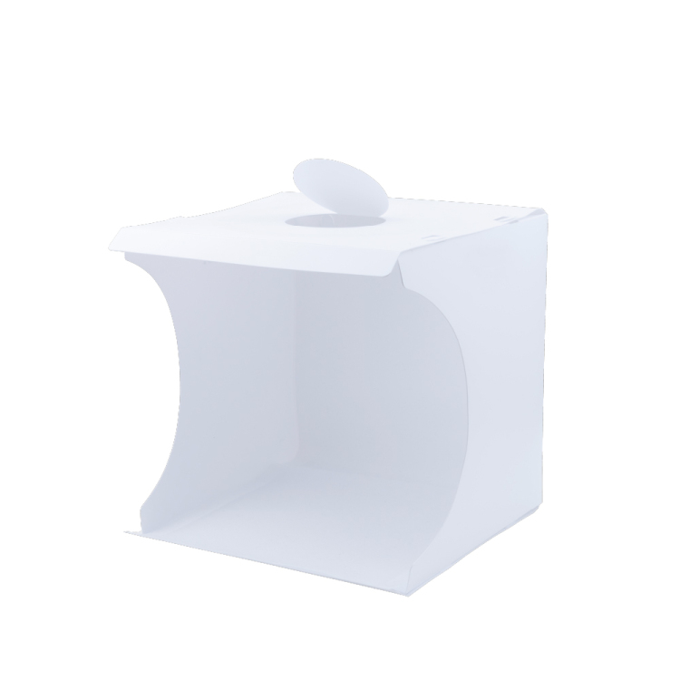 ナカバヤシ LEDリングライト付き撮影BOX/ホワイト SAC-BOX04W (tm)