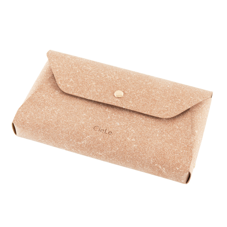 ナカバヤシ CleLe(クルレ) フラップポーチ ブラウン CLL-FPC02-BRの商品画像