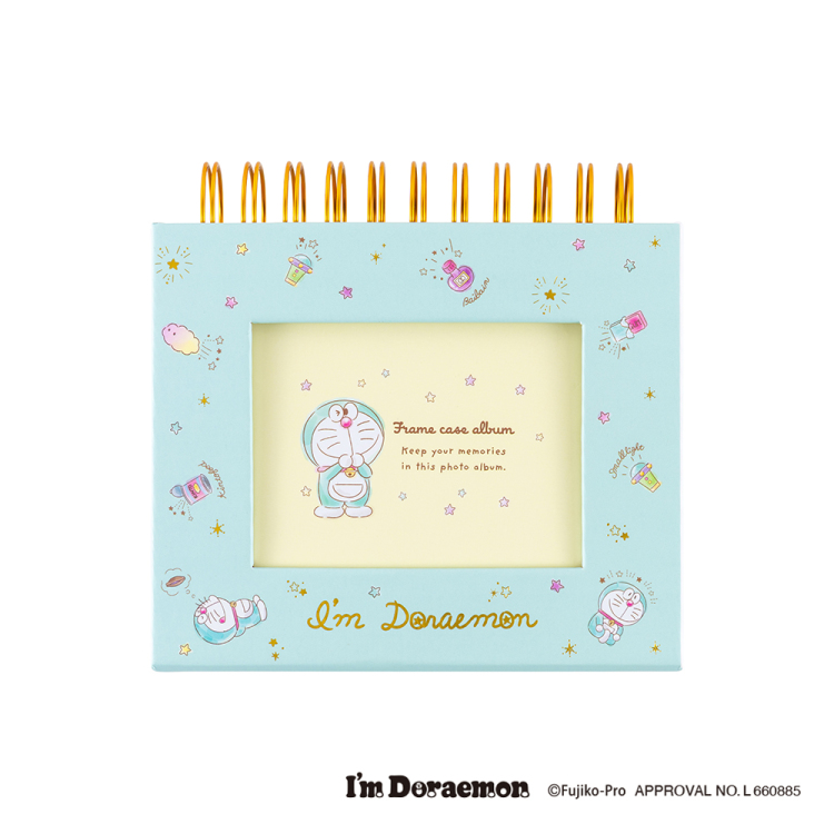 【アルバムの日記念特価】ナカバヤシ フォトランク フレームケースアルバム L判60枚収納 ドラえもんブルー A-FTPC-212-DRBの商品画像