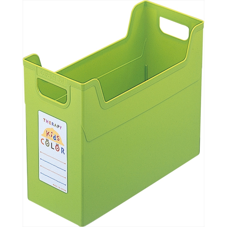 ナカバヤシ セラピーキッズカラー ファイルボックス A4 フボ-TC4-KG キッズグリーン