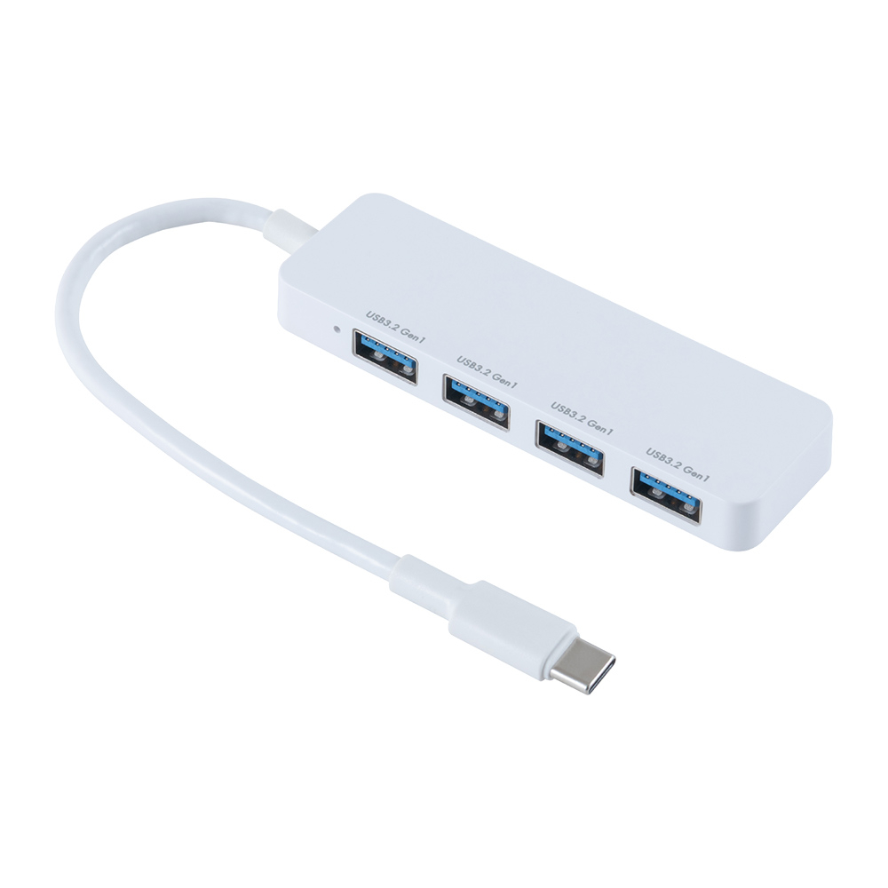 ナカバヤシ USB3.2 Gen1ハブ USB Type-C/白 UH-C3454W (tm)の商品画像