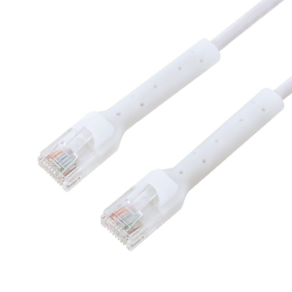 ナカバヤシ　CAT.6A　固定できるLANケーブル　1m／白　C6A-K010W　(tm)の商品画像